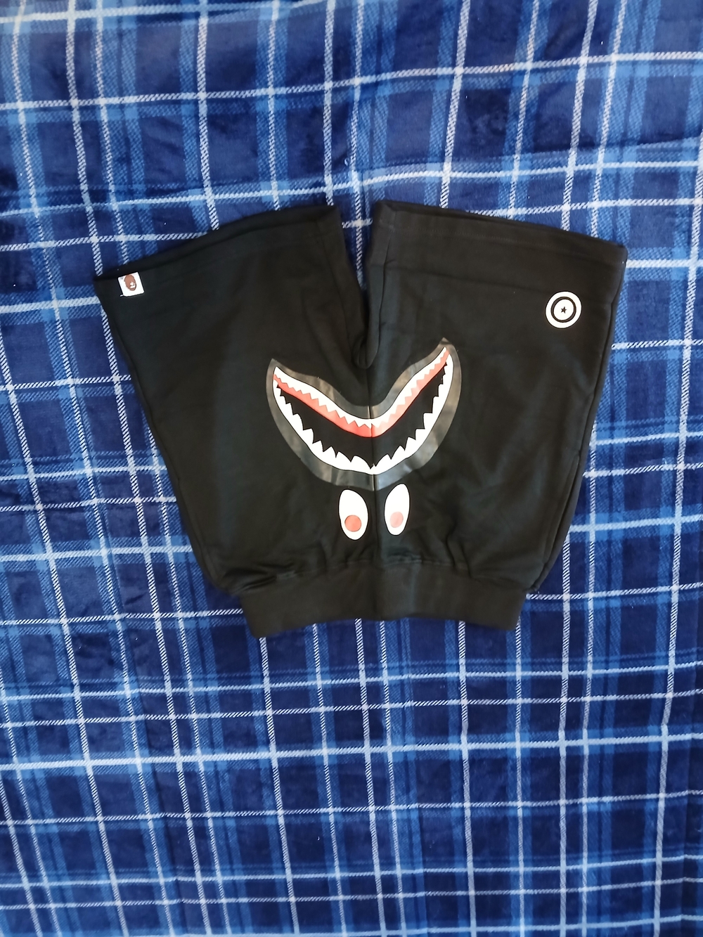 Bape Black Shark Shorts